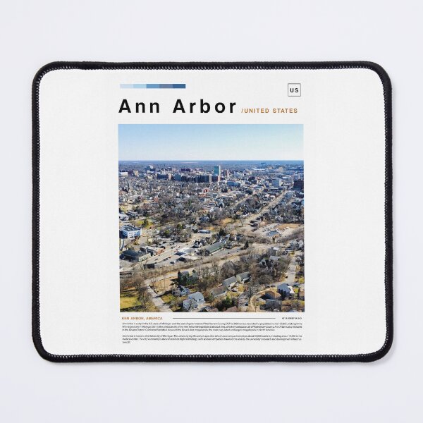 Item preview, ann Arbor poster landscape designed and sold by paulrommer.