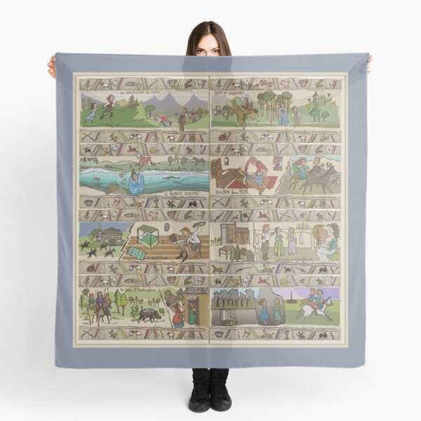 The ongoing story of Outlander - the Gabeaux Tapestry Part III Scarf