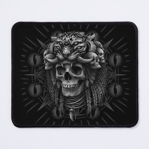 Item preview, Occult maya skull, Tiger Headdress designed and sold by Winya.