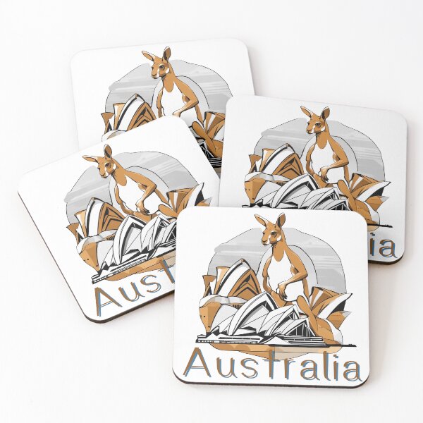 Item preview, Sydney Vibes: Kangaroos and the Iconic Opera House designed and sold by MyDearWorld.