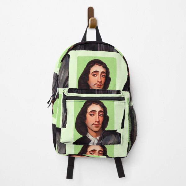 Item preview, Dutch Philosopher Baruch Spinoza - mint Green - illustration  designed and sold by Litstoy.