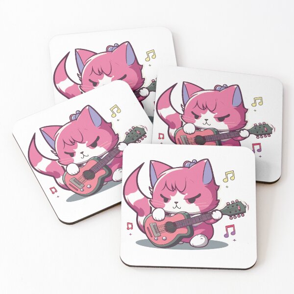 Item preview, Cat Playing Guitar designed and sold by Dawid Przecherka.