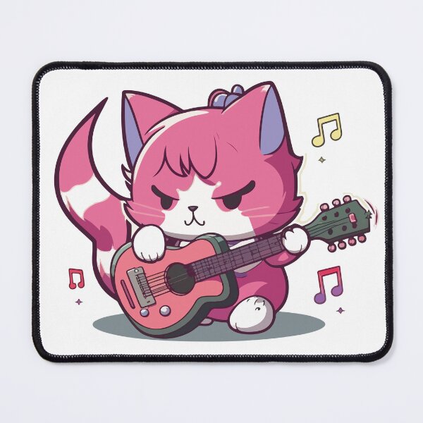 Item preview, Cat Playing Guitar designed and sold by Dawid Przecherka.
