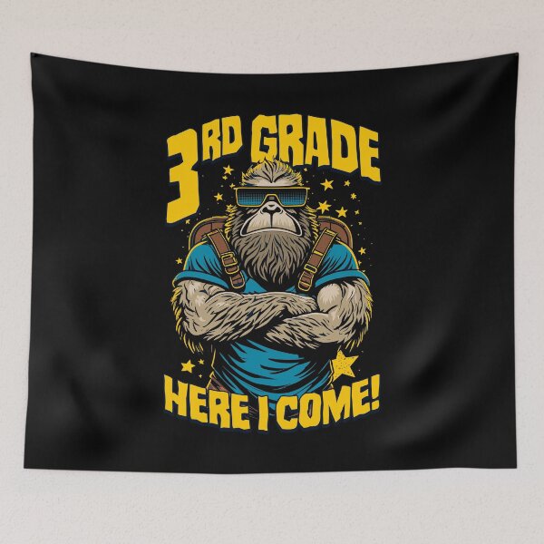 Item preview, 3rd Grade Here I Come Back To First Day Of School Bigfoot designed and sold by GrandeDuc.