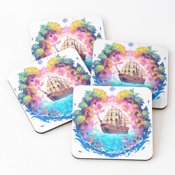 Item preview, Pirates ship landscape  designed and sold by Hasan Habeeb.