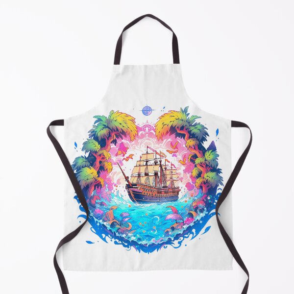 Item preview, Pirates ship landscape designed and sold by Hasan Habeeb.