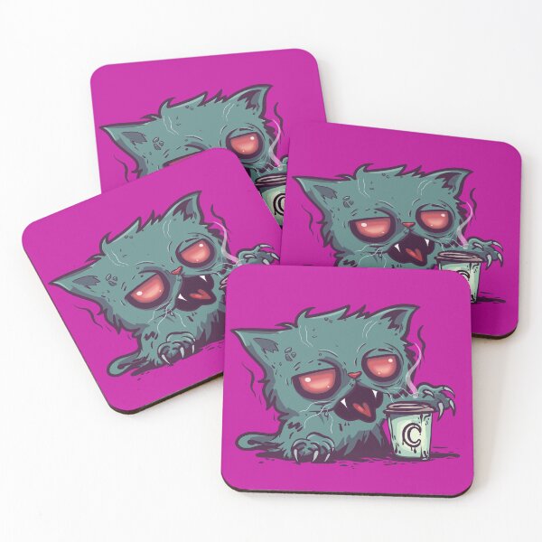 Item preview, Zombie Coffee Cat  designed and sold by KilkennyCat Art.