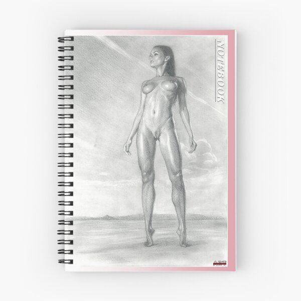 Item preview, Notebook | Paper for Writing and Drawing | Light Pink Cover designed and sold by ArtChanneling.
