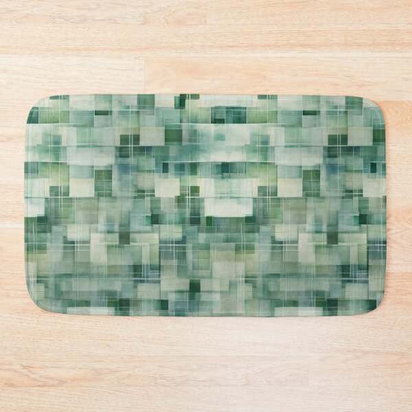 Item preview, Moody Calm Windows and Doors Abstract in Green and Sage designed and sold by micklyn.