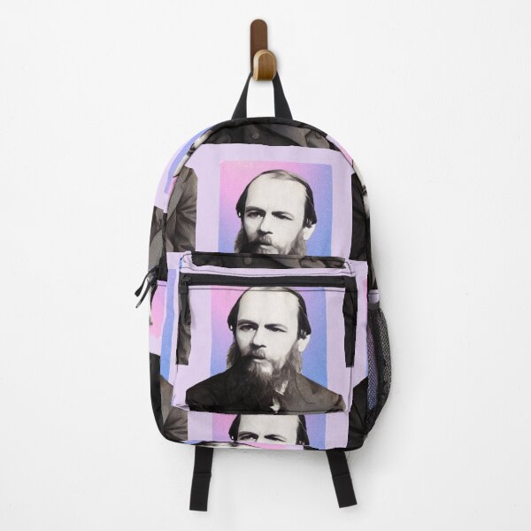 Item preview, Russian Writer Fyodor Dostoevsky - purple pink - illustration  designed and sold by Litstoy.