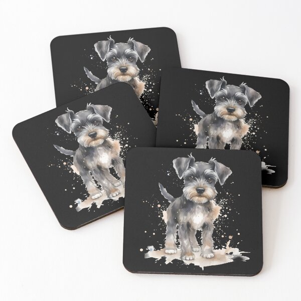 Item preview, Watercolor Schnauzer Puppy designed and sold by Amazing-Kortez.