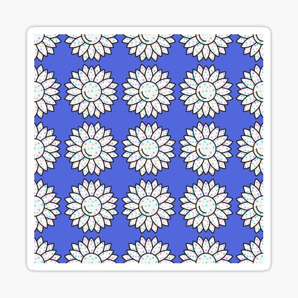 Pebbled sunflower Sticker