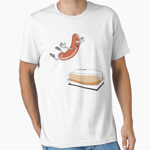Vista previa del artículo con la obra «Camiseta Happy Hot Dog - Power Rangers», diseñado y vendido por GeeklyShirts.