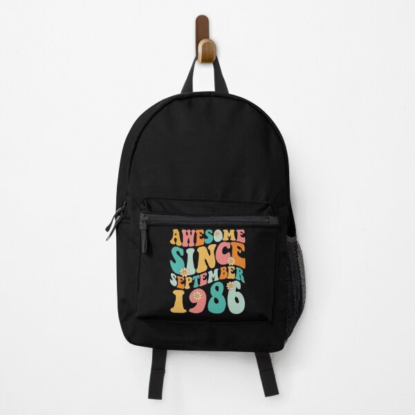 Item preview, Awesome Since September 1986 | Made In 1986 | Retro Groovy Birthday designed and sold by Christina-grich.