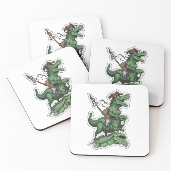 Item preview, Psychedelic Jurassic Journey - Dinosaur Riding designed and sold by sadsapiens.