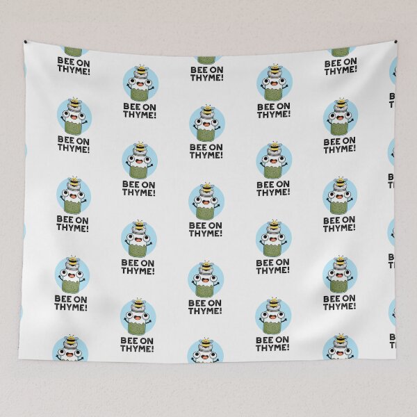 Item preview, Bee On Thyme Funny Herb Bug Puns  designed and sold by punnybone.