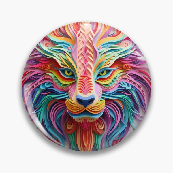 Artikelvorschau, Alebrije, Papierquilling, Löwe entworfen und verkauft von Imaginarium888.