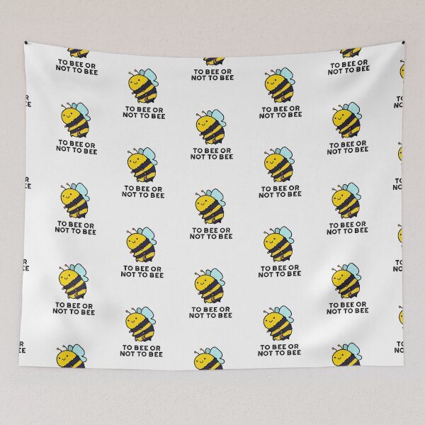 Item preview, To Bee Or Not To Bee Funny Bug Puns  designed and sold by punnybone.