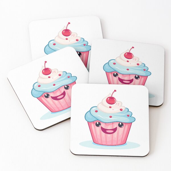 Artikelvorschau, Gourmet-Cupcake-Aufkleber entworfen und verkauft von ArtMotionFlow.