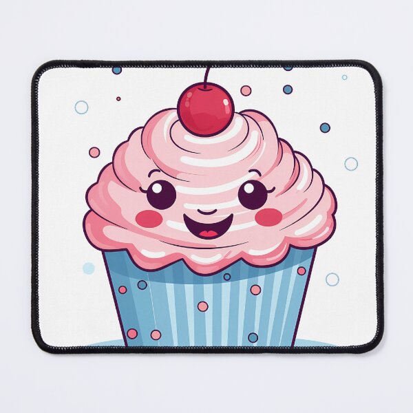 Item preview, Cherry Cupcake Sticker designed and sold by ArtMotionFlow.