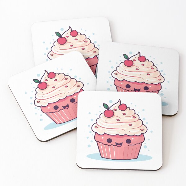 Item preview, Cherry Cupcake Gourmet Sticker designed and sold by ArtMotionFlow.