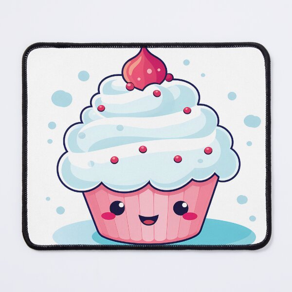 Item preview, Sweet Cherry Cupcake Sticker designed and sold by ArtMotionFlow.