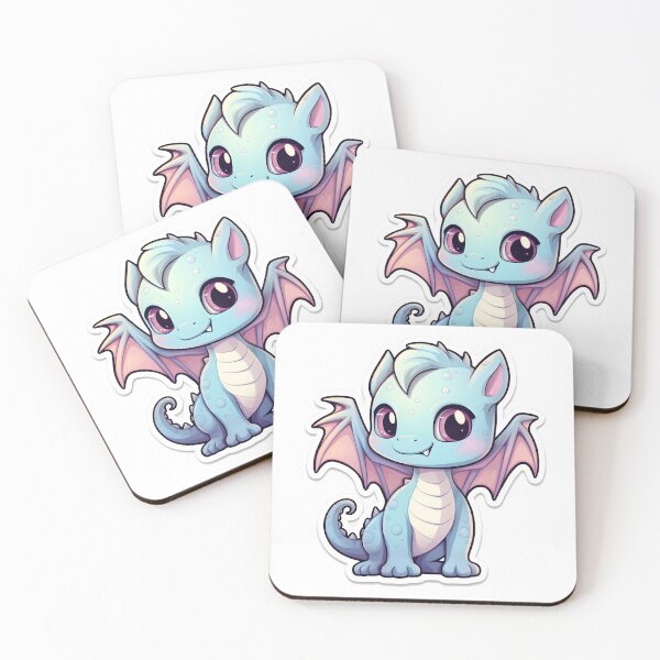 Item preview, Cute Kawaii Dragon with a Wonky Tooth designed and sold by ShepherdsPieMan.