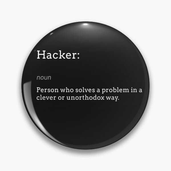 Item preview, Hacker noun meaning designed and sold by Code  Monkeys.