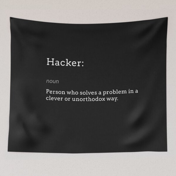 Item preview, Hacker noun meaning designed and sold by Code  Monkeys.
