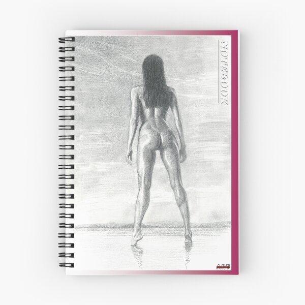 Item preview, Notebook | Paper for Writing and Drawing | Dark Pink Cover designed and sold by ArtChanneling.