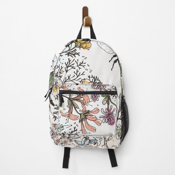 Item preview, Vintage Bee - Garden Flowers and Honey Bee designed and sold by DreamersPlan.