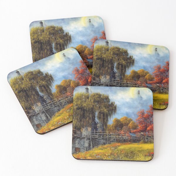 Item preview, Old watermill and water tower designed and sold by M-Y-A-R-T-.