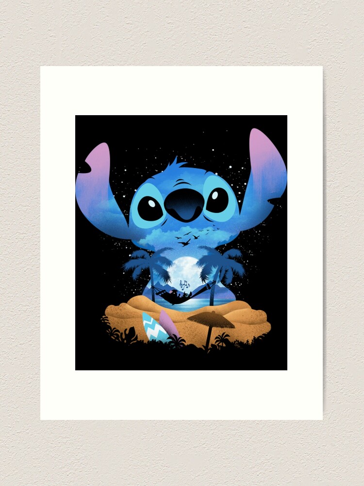 Lilo and Stitch art (2) Art Print for Sale by JakeGoodwin