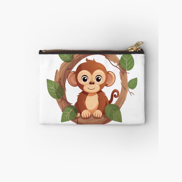 Item preview, Cute Monkey Sticker designed and sold by ArtMotionFlow.
