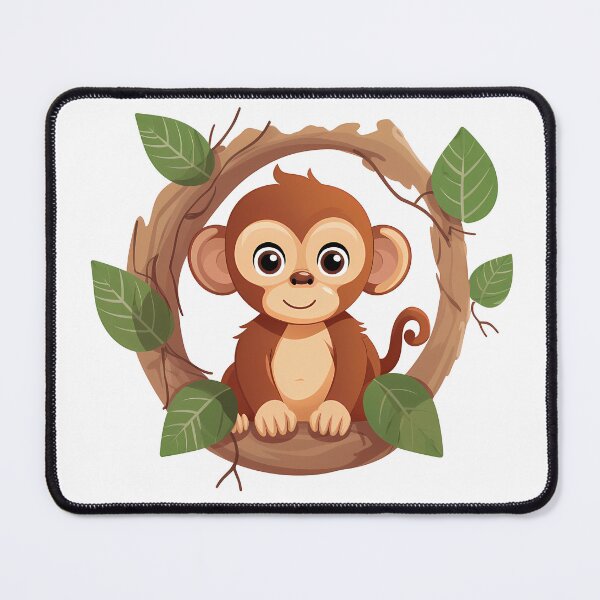 Item preview, Cute Monkey Sticker designed and sold by ArtMotionFlow.