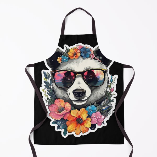 Item preview, Cute Funny Panda In Flowers designed and sold by SoulTints.