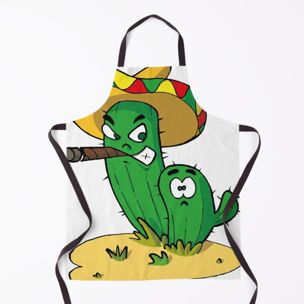 Item preview, Cactus with a cigar and a baby cactus designed and sold by Guillaume Desbiolles.