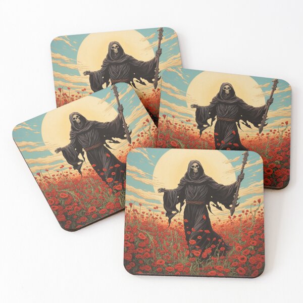 Item preview, Grim Reaper in a Poppy Field designed and sold by IzzyDiz.