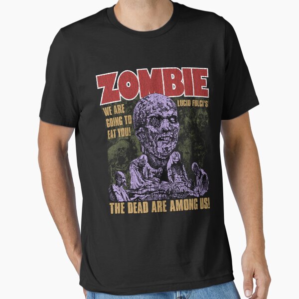 T-SHIRT MAGLIETTA S - M - L - XL "ZOMBIE" FUNNY DIVERTENTE - Foto 8