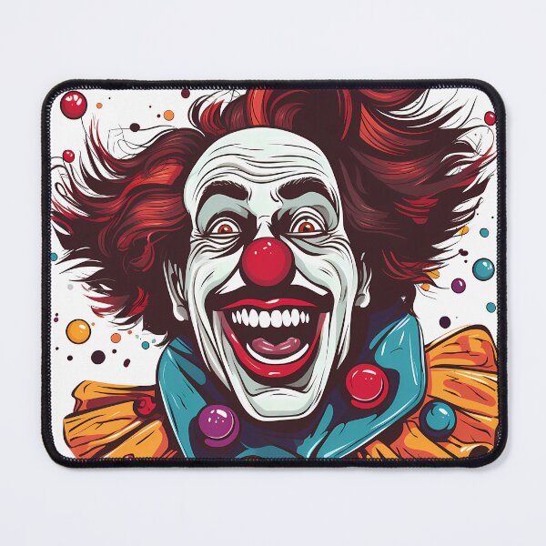 Item preview, Cheerful Clown Sticker designed and sold by ArtMotionFlow.
