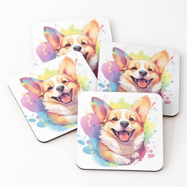 Item preview, Cute Watercolor Kawaii Corgi designed and sold by ShepherdsPieMan.