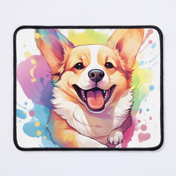 Item preview, Cute Watercolor Kawaii Corgi designed and sold by ShepherdsPieMan.