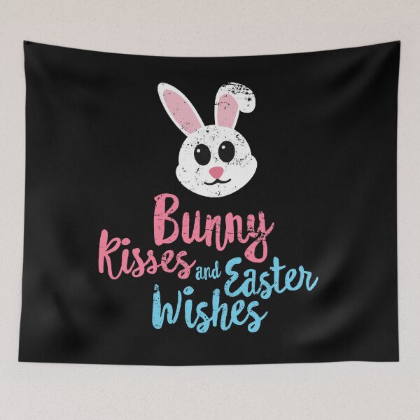Item preview, Bunny Kisses and Easter Wishes T-Shirt Cute Easter Shirt designed and sold by 14thFloor.