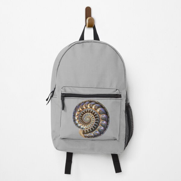 Item preview, Fibonacci, spiral, sea shell, nautilus, snail, phi, symbol, golden ratio, geometry designed and sold by nitty-gritty.