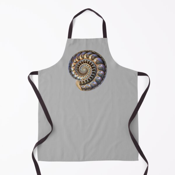 Item preview, Fibonacci, spiral, sea shell, nautilus, snail, phi, symbol, golden ratio, geometry designed and sold by nitty-gritty.