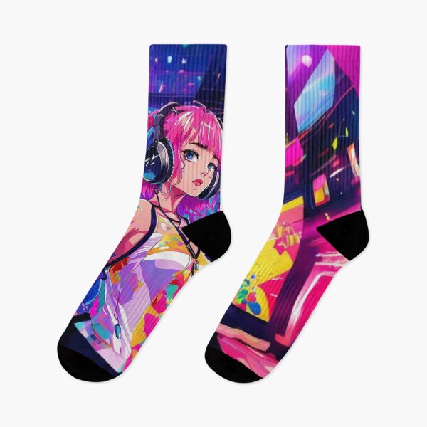Item preview, Colorful Anime Girl designed and sold by shadowscapeart ..