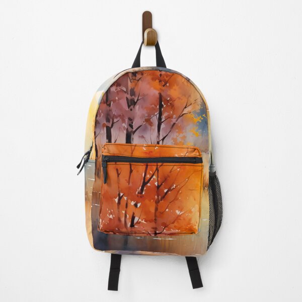 Item preview, Colorful Autumn Landscape Watercolor 1 designed and sold by Art by Lilia.