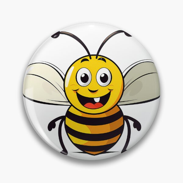 Item preview,  Adorable Bee Sticker designed and sold by ArtMotionFlow.