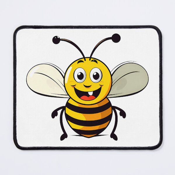 Item preview, Adorable Bee Sticker designed and sold by ArtMotionFlow.