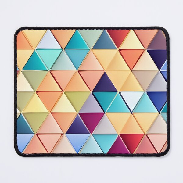 Item preview, Colorful triangles design, vibrant shapes pattern designed and sold by artbelka.